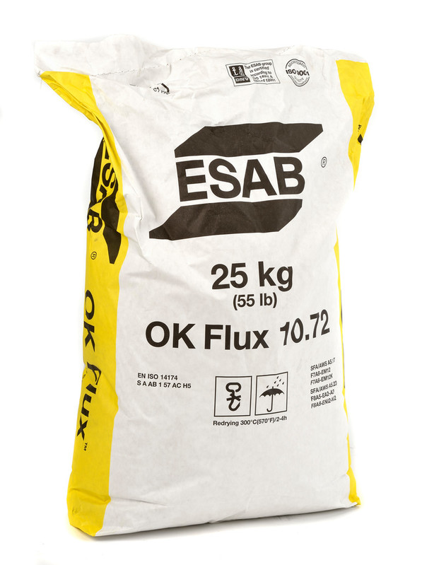 OK FLUX 10.72 упак. 25 кг ESAB флюс сварочный